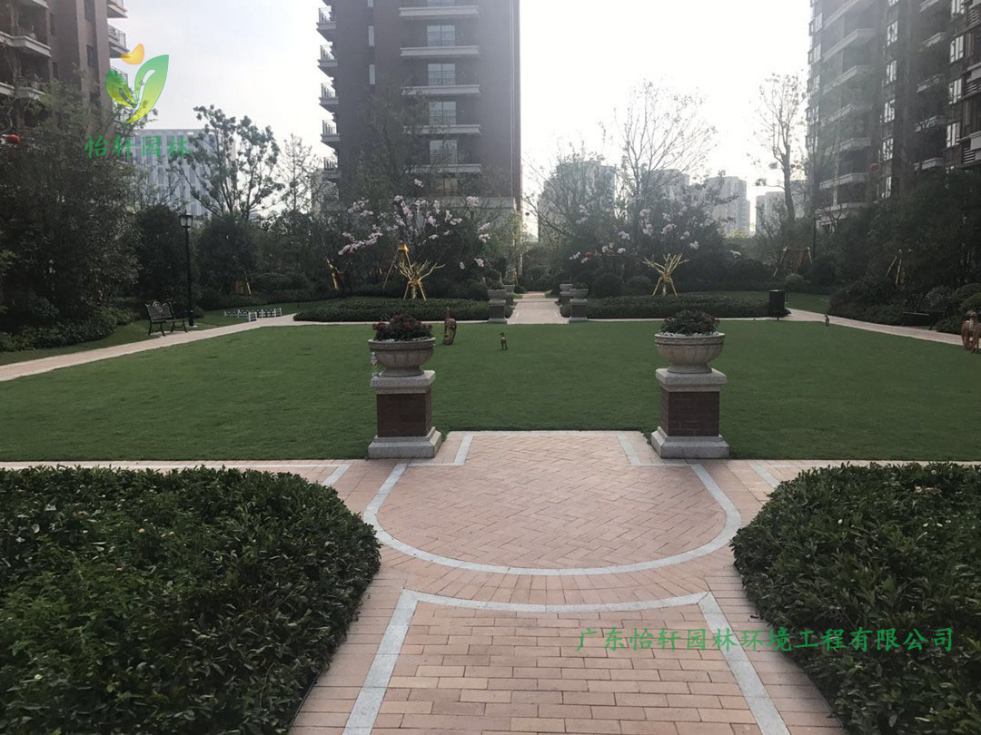 杭州遠洋萬和四季小區綠化工程效果圖